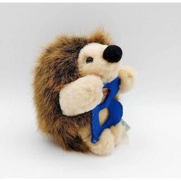 Vintage Russ Berrie 4" Leafy Lane Plush Hedgehog "B" Stuffed Animal - Picture 2 of 6